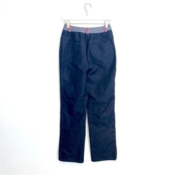 St. John Sport Stretch Jeans in dark wash denim size 6 - Picture 2 of 10